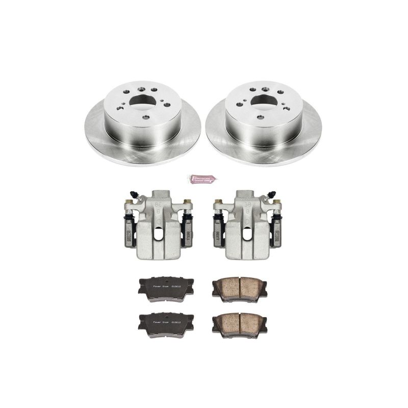 Power Stop 07-12 Lexus ES350 Rear Autospecialty Brake Kit w/Calipers Brake Kits - OE PowerStop