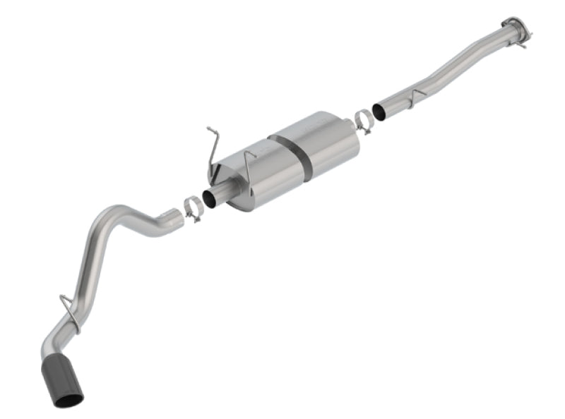 Borla 15-19 Chevy Silverado 2500 6.0L CC/STD Bed/153.7in WB S-Type Catback Exhaust Black Chrome Tip Catback Borla