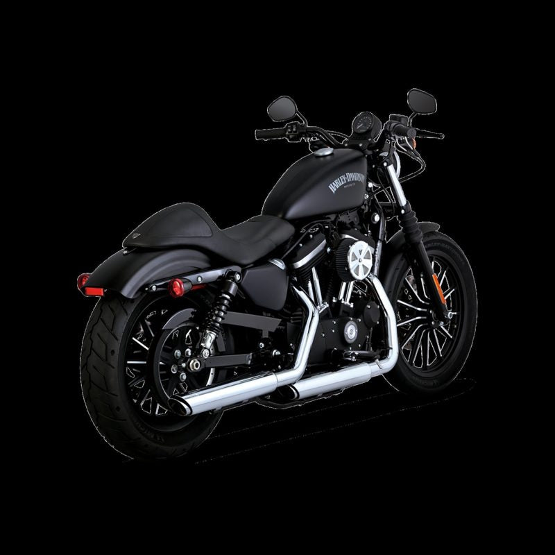 Vance & Hines HD Sportster 14-22 Twin Slash 3In PCX Slip-On Exhaust Motorcycle Slip-On Vance and Hines