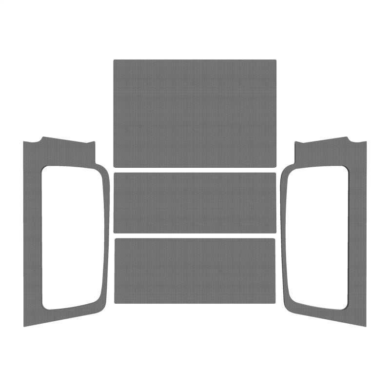 DEI 04-06 Jeep Wrangler LJ Unliminted Headliner Complete Kit - Gray Hard Top Accessories DEI