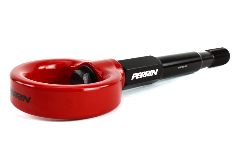 PERRIN 15-17 Subaru WRX & STI / 13-17 Crosstrek / 12-16 Impreza Tow Hook Kit (Front) - Red Tow Hooks Perrin Performance