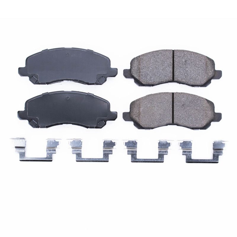 Power Stop 11-14 Chrysler 200 Front Z17 Evolution Ceramic Brake Pads w/Hardware Brake Pads - OE PowerStop