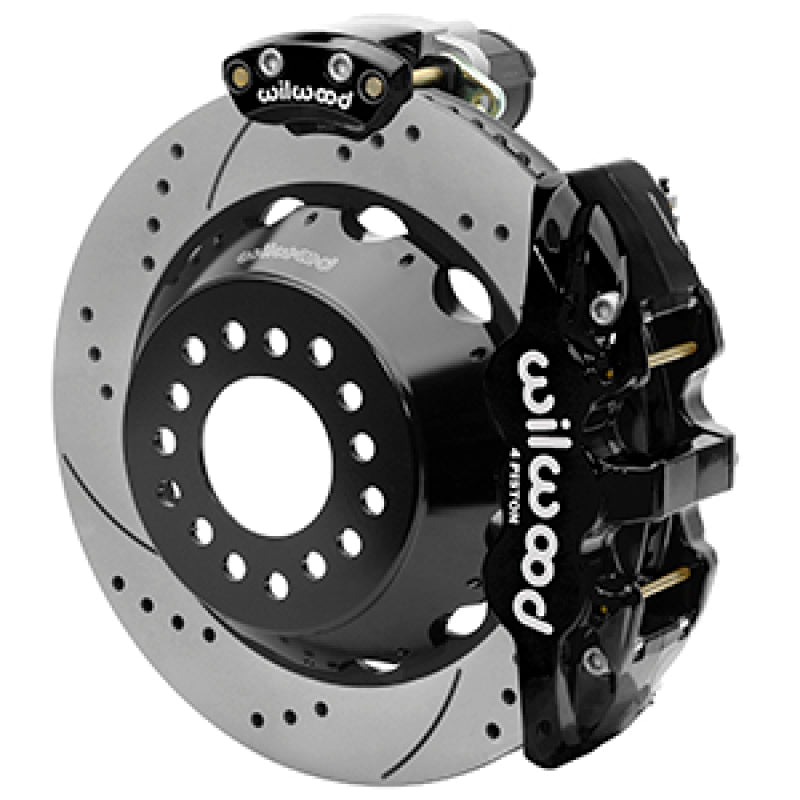 Wilwood EPB Rear Kit AERO4 Small Ford 2.5 Big Brake Kits Wilwood