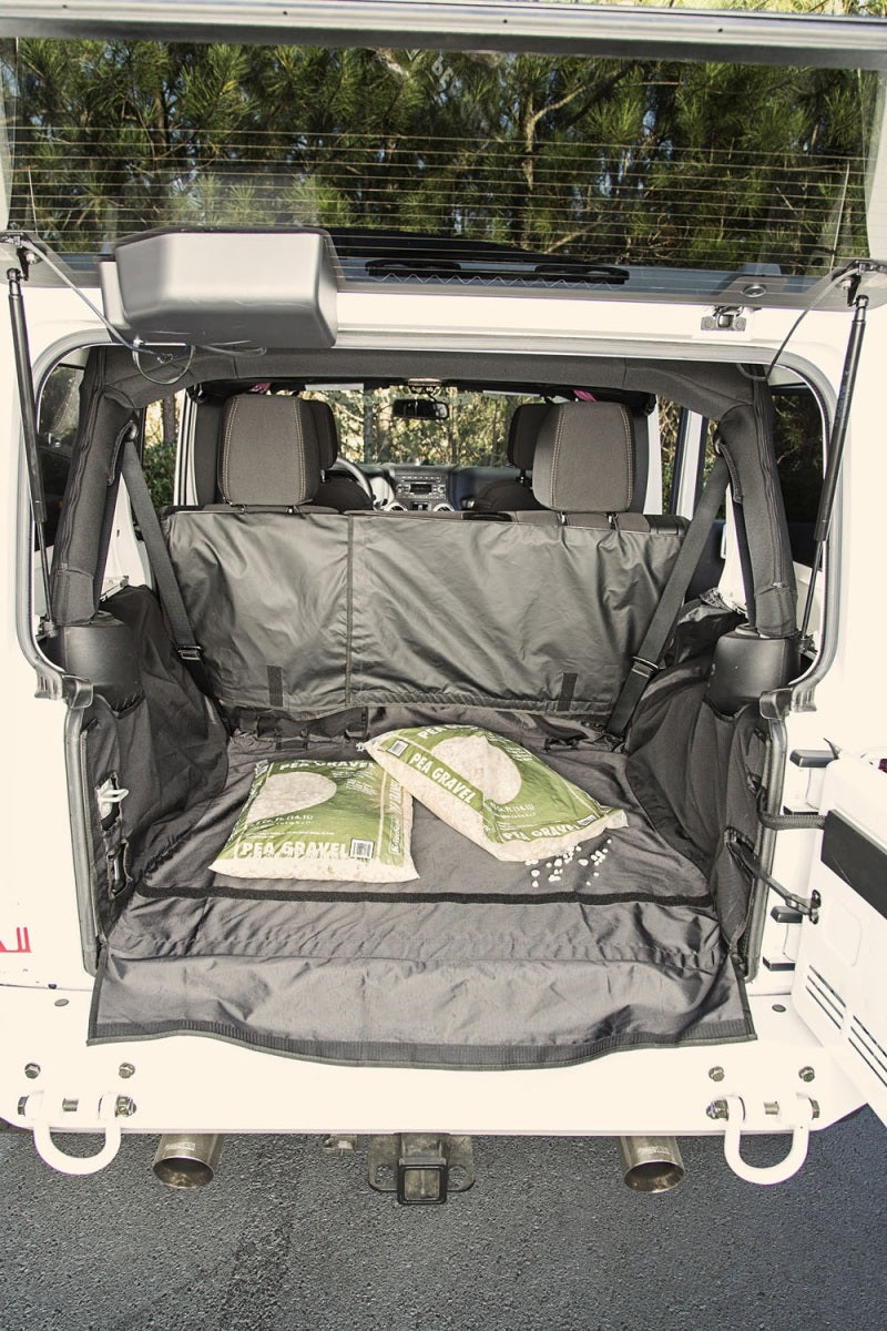 Rugged Ridge C3 Cargo Cover W/O Subwoofer 07-18 Jeep Wrangler JKU 4 Door Car Covers Rugged Ridge
