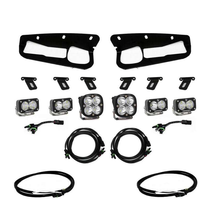 Baja Designs 2021+ Ford Bronco Fog Pocket Kit 21-Up Sportsmen w/Upfitter Fog Lights Baja Designs