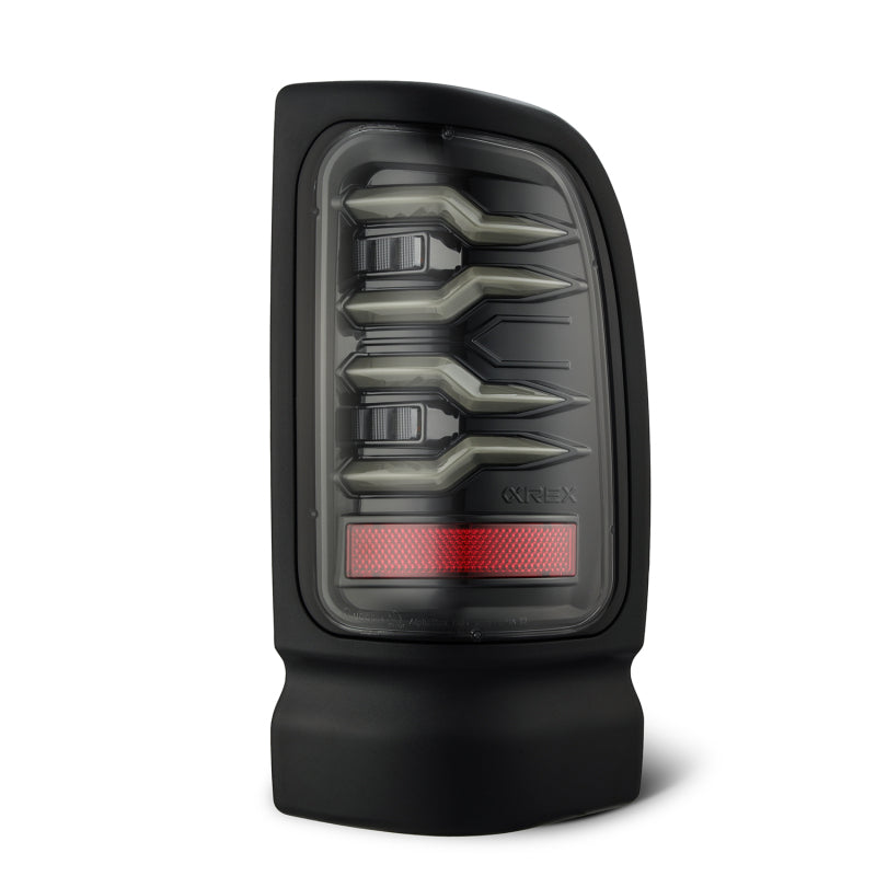 AlphaRex 94-01 Dodge Ram 1500/2500/3500 LUXX-Series LED Tail Lights - Alpha-Black Tail Lights AlphaRex