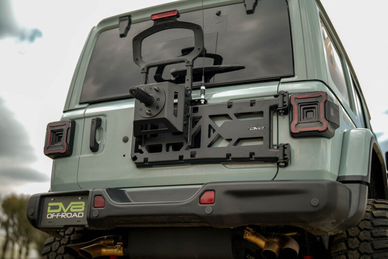 DV8 Offroad 18-25 Jeep Wrangler JL Spare Tire Carrier Chase Racks DV8 Offroad