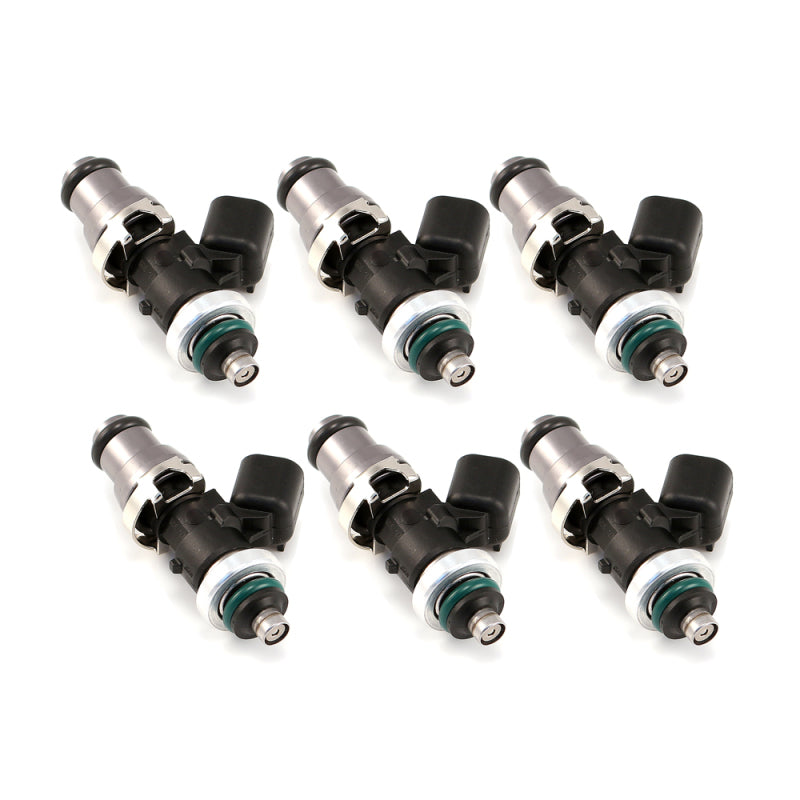 Injector Dynamics 1340cc Injectors-48mm Length-14mm Grey Top-14mm L O-Ring(R35 Low Spacer)(Set of 6) Fuel Injector Sets - 6Cyl Injector Dynamics