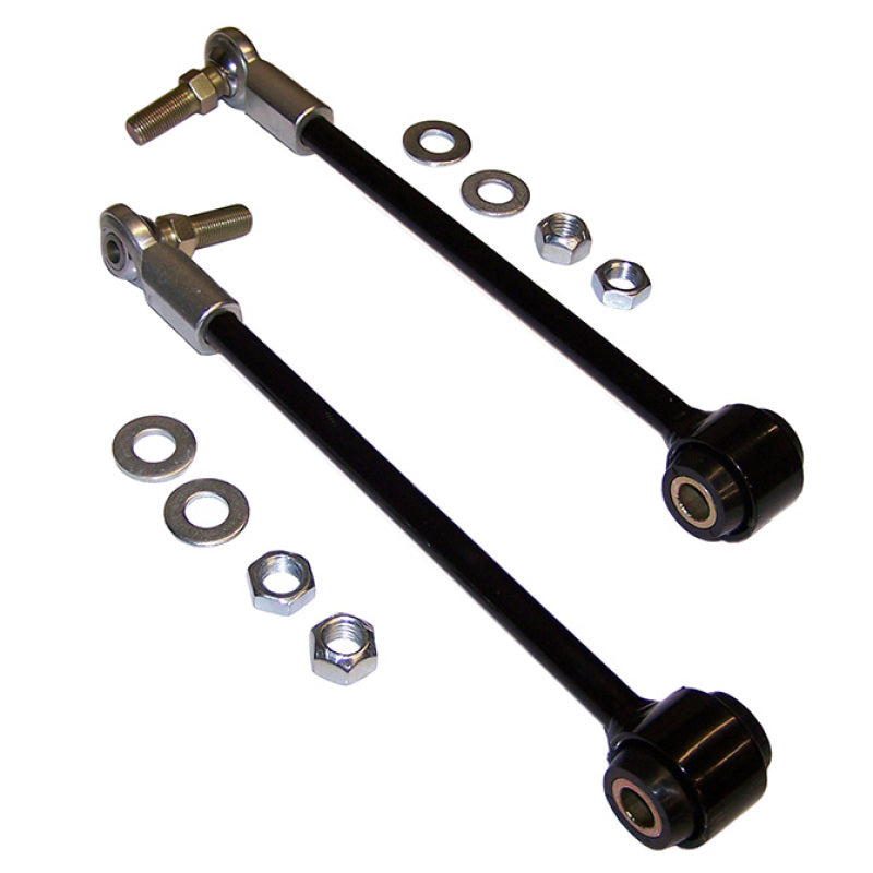 Superlift 07-18 Jeep Wrangler JK Rubicon w/ 2-4in Lift Kit Sway Bar Links - Front Sway Bars Superlift