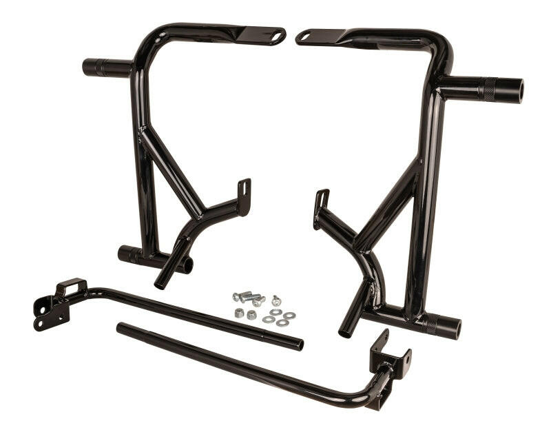 Burly Brand 14-Up Touring Brawler Kit Rear - Black Body Armor & Rock Rails Burly Brand