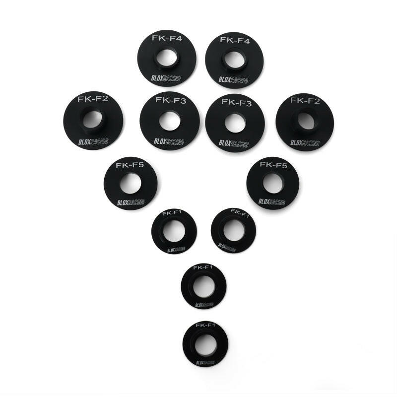 BLOX Racing 16-21 FK Civic - Front - 12 Pieces Subframe Hard Collar Kit Suspension Arms & Components BLOX Racing