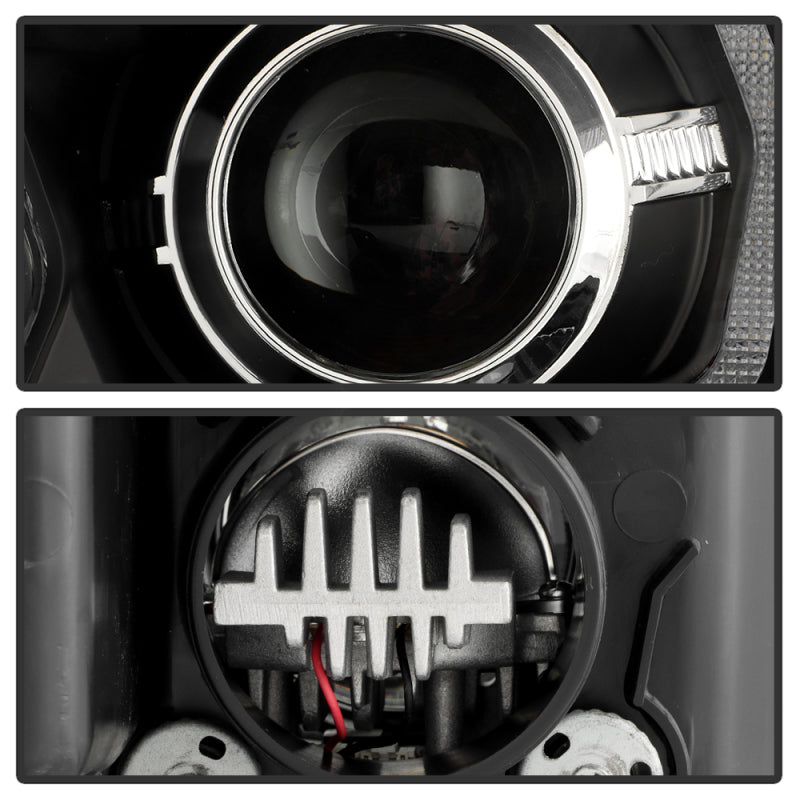 Honda Civic 16-20 LED Model High-Power LED Module Headlights - Black (PRO-YD-HC16LEDAP-SEQGR-BK) Headlights SPYDER