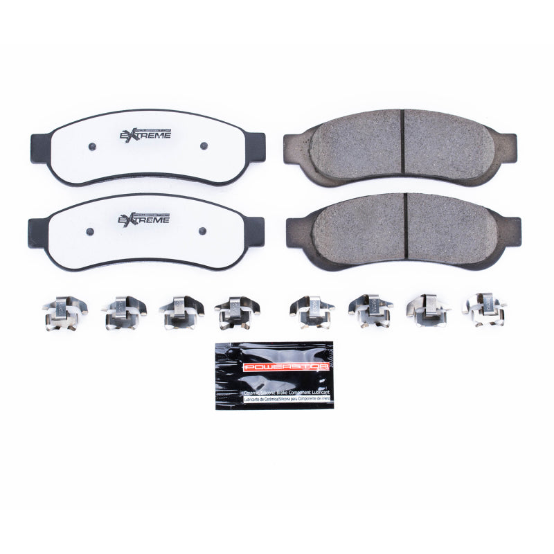 Power Stop 10-12 Ford F-250 Super Duty Rear Z36 Truck & Tow Brake Pads w/Hardware Brake Pads - Performance PowerStop