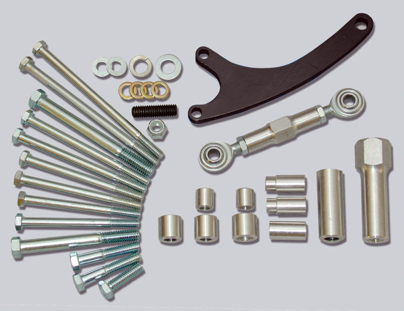 Moroso Ford Small Block Alternator Mounting Bracket w/Hardware - Billet Aluminum Brackets Moroso