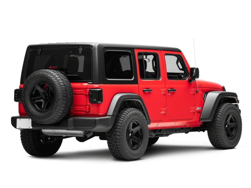 Raxiom 18-23 Jeep Wrangler JL Axial Series LED Tail Lights- Blk Housing (Smoked Lens) Tail Lights Raxiom