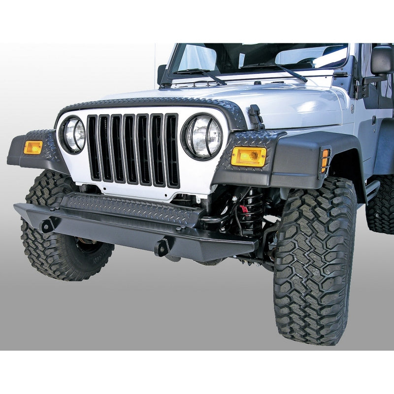 Rugged Ridge Front Fender Guards Body Armor 97-06 Jeep Wrangler Body Armor & Rock Rails Rugged Ridge