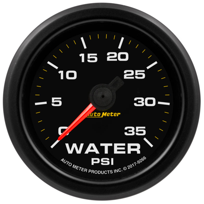 Autometer Extreme Environment 2-1/16in 35PSI Water Pressure Gauge w/ Warning Gauges AutoMeter