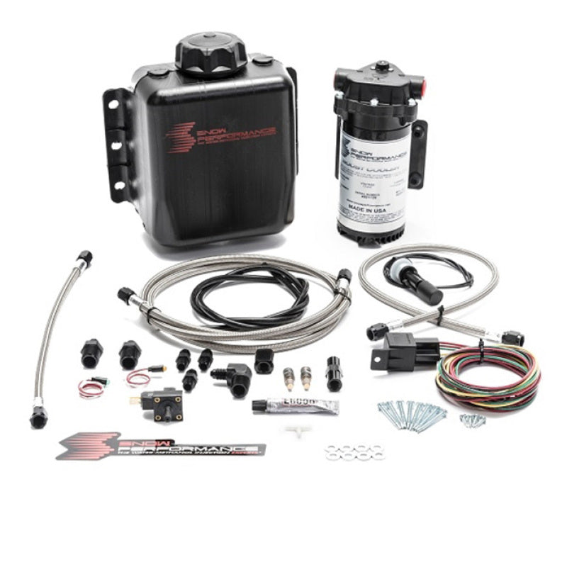 Snow Performance Stg 1 Boost Cooler F/I Water Injection Kit (Incl. SS Braided Line and 4AN Fittings) Water Meth Kits Snow Performance