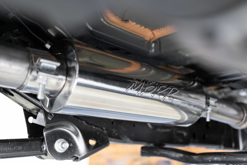 MBRP 18-20 Jeep Wrangler JL 2.5in Single Rear Exit Cat Back Exhaust - Aluminum Catback MBRP