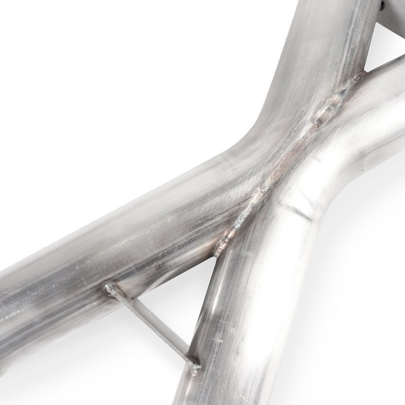 Stainless Works 2018 Jeep TrackHawk 6.2L 3in Catback System X-Pipe Turbo S-Tube Muffler Stock Exit Catback Stainless Works