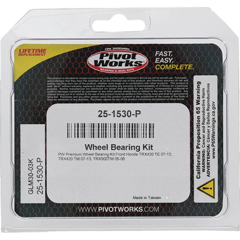Pivot Works Premium Wheel Bearing Wheel Bearings Pivot Works