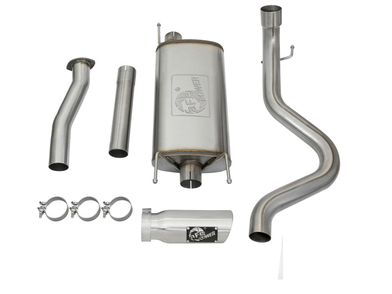 aFe MACHForce XP Cat-Back SS Exhaust w/ Polished Tips 16 Toyota Tacoma V6-3.5L Catback aFe