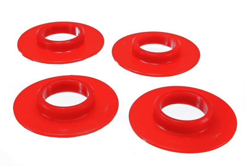 Energy Suspension 01-05 Chrysler PT Cruiser Red Rear Coil Spring Isolator Set Bushing Kits Energy Suspension
