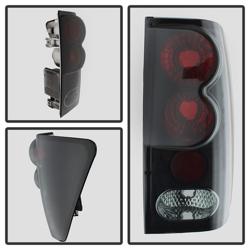 Spyder Nissan Titan 04-14 Euro Style Tail Lights Black Smoke ALT-YD-NTI04-BSM Tail Lights SPYDER