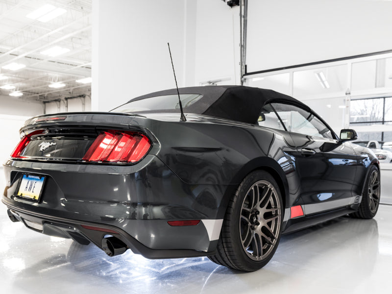 AWE Tuning S550 Mustang EcoBoost Axle-back Exhaust - Touring Edition (Diamond Black Tips) Axle Back AWE Tuning