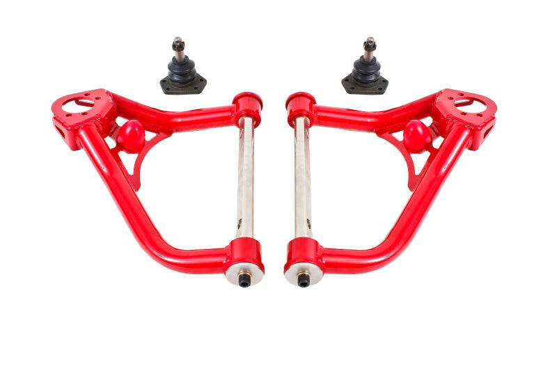 BMR 67-69 1st Gen F-Body Non-Adj. Upper A-Arms (Polyurethane) - Red Control Arms BMR Suspension