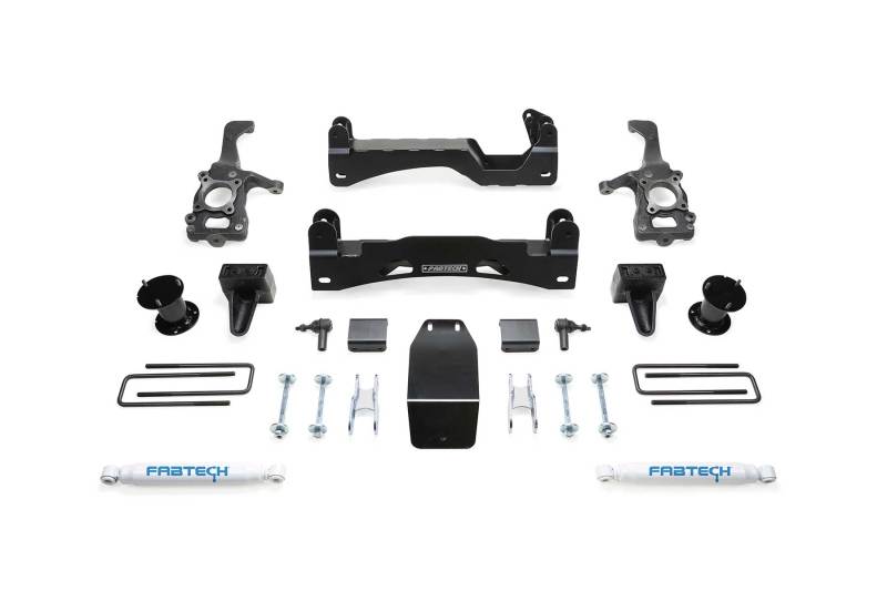 Fabtech 15-20 Ford F150 4WD 6in Basic Sys w/Perf Shks Lift Kits Fabtech