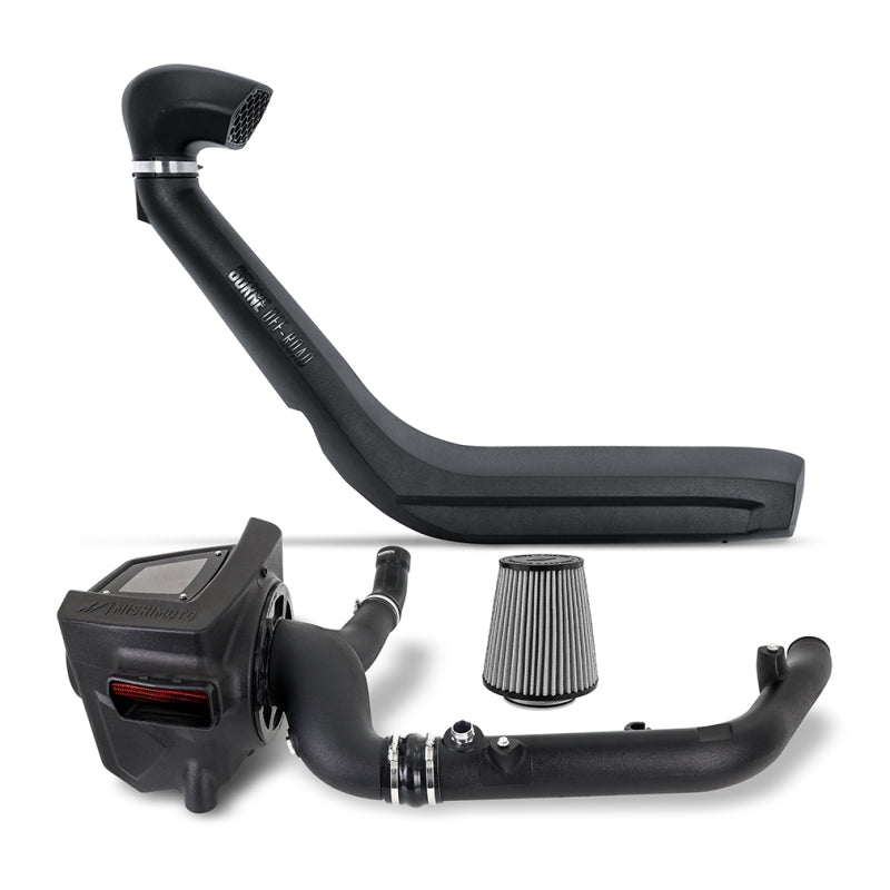 Mishimoto 2021+ Bronco 2.7L Intake/Snorkel Bundle - Dry Washable Filter Scoops & Snorkels Mishimoto