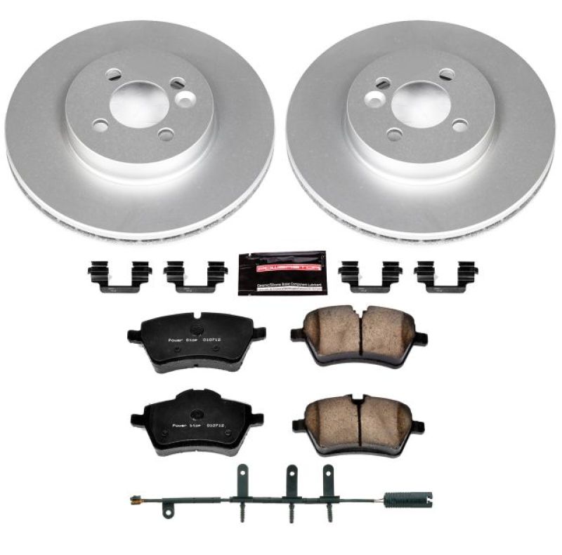 Power Stop 07-08 Mini Cooper Front Z23 Evolution Sport Coated Brake Kit Brake Kits - Performance D&S PowerStop