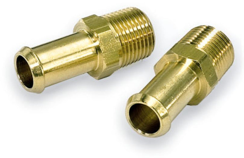 Moroso Fuel Hose Fitting - 3/8in NPT to 1/2in Hose - Brass - Single Fittings Moroso
