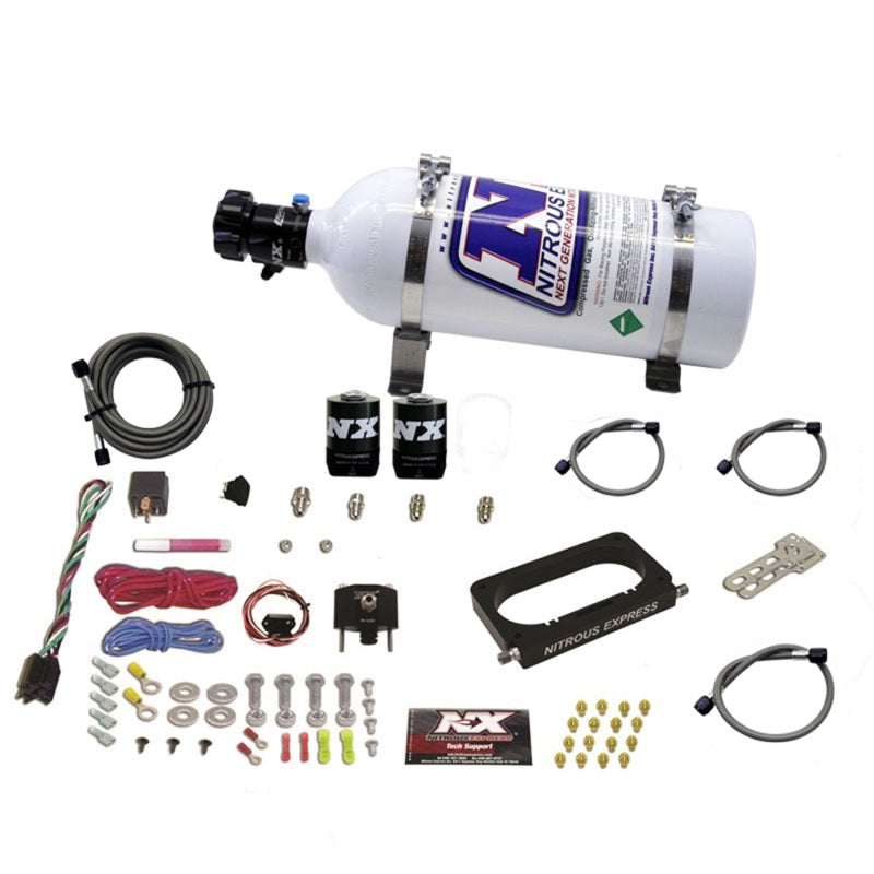 Nitrous Express 96-04 Ford Mustang Cobra/Mach 1 4 Valve Nitrous Kit (50-300HP) w/5lb Bottle Nitrous Systems Nitrous Express