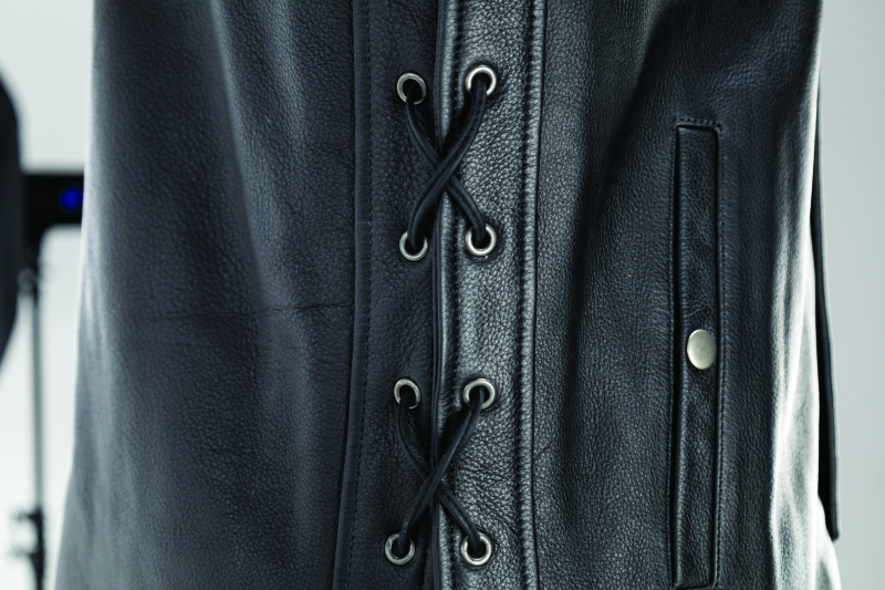 Kuryakyn Leather By River Road Old Skool Leather Vest Black - Large Vests Kuryakyn