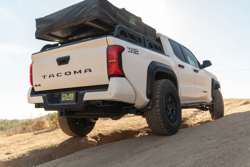 DV8 24-25 Toyota Tacoma Double Cab OE Plus Side Steps Skid Plates DV8 Offroad