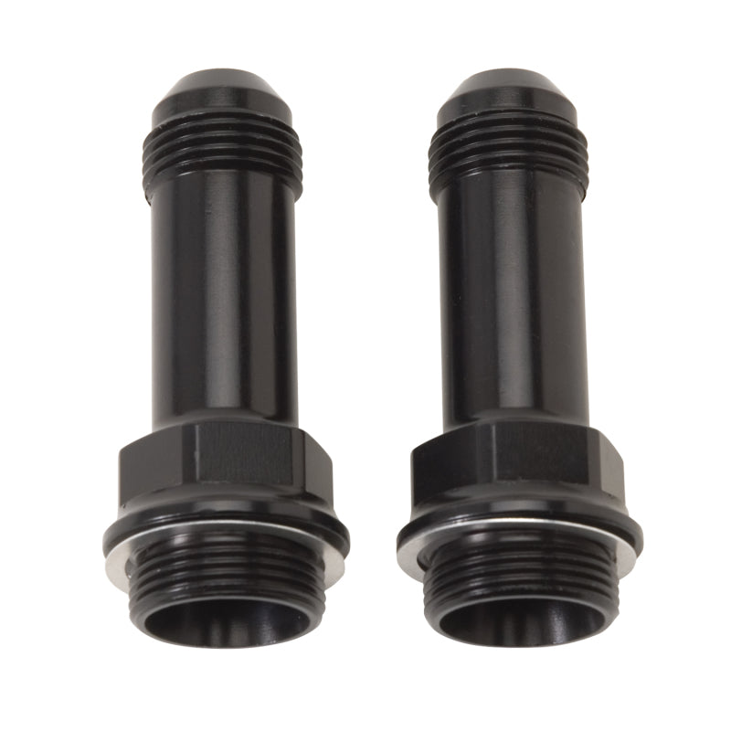 Russell Performance 7/8in -20 x -8 AN Male Flare Extended (2 pcs.) (Red/Blue) Fittings Russell
