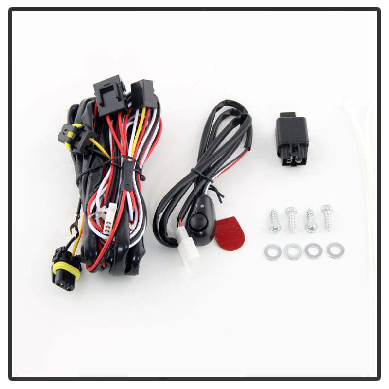 Spyder Dodge Grand Caravan 2011-2015 OEM Fog Light W/Universal Switch- Clear FL-DGC2011-C Fog Lights SPYDER