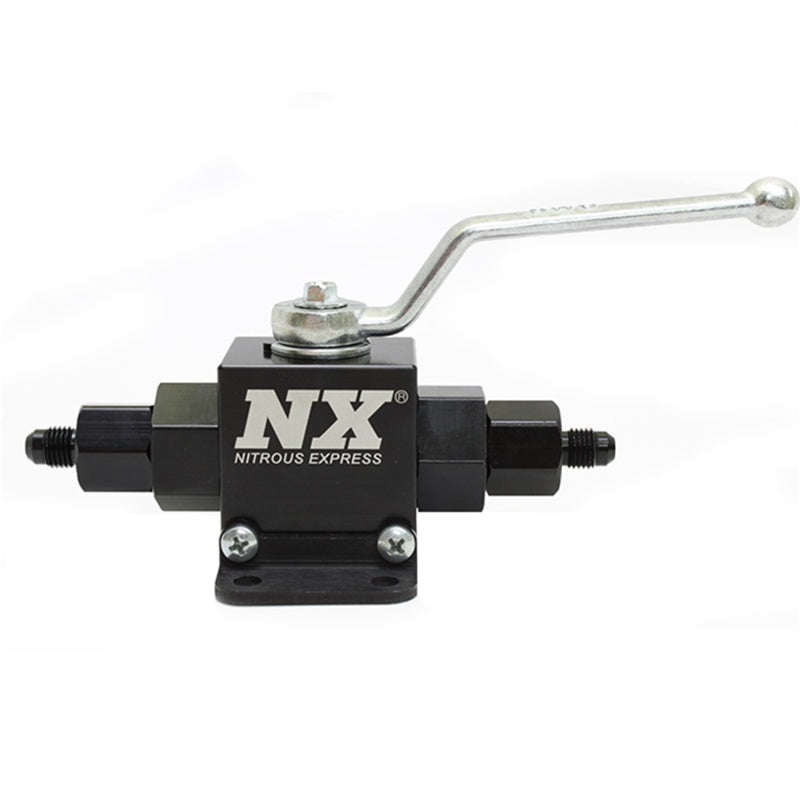 Nitrous Express Lightweight Billet In-Line Valve 1.5in I.D (4AN Fitting) Nitrous Bottle Accessories Nitrous Express