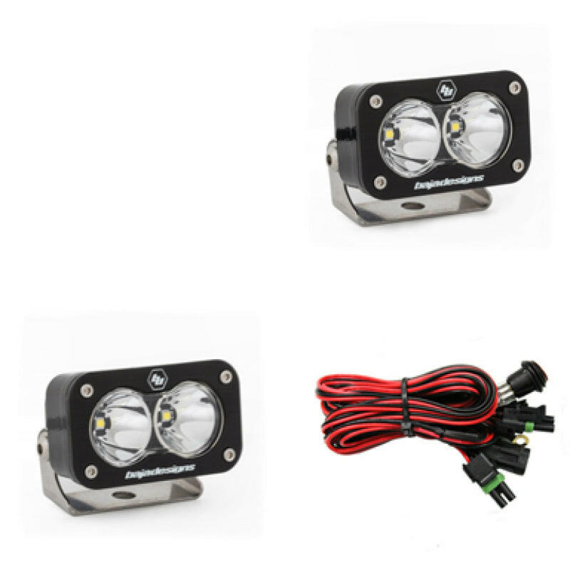 Baja Designs S2 Pro Series LED Light Pods Spot Pattern - Pair Light Bars & Cubes Baja Designs