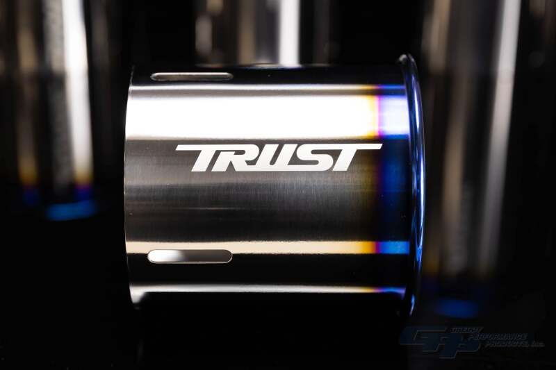 GReddy PE-TR Rolled Tip-Burnt-Ti L 130mm x 115mm Catback GReddy