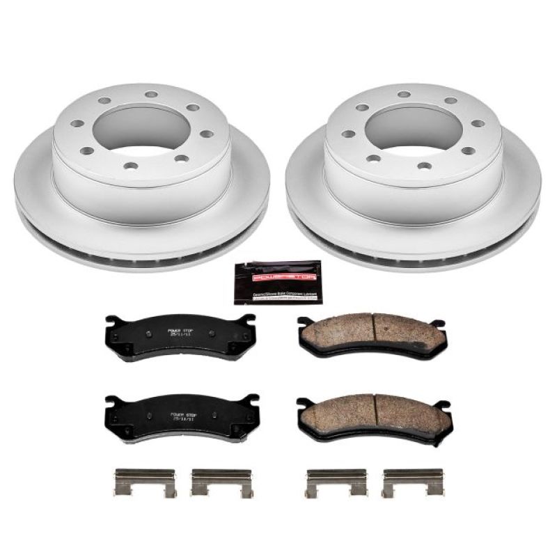 Power Stop 02-06 Chevrolet Avalanche 2500 Rear Z17 Evolution Geomet Coated Brake Kit Brake Kits - Performance Blank PowerStop