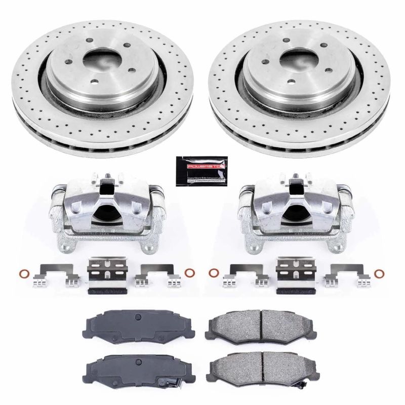 Power Stop 06-09 Cadillac XLR Rear Autospecialty Brake Kit w/Calipers Brake Kits - OE PowerStop