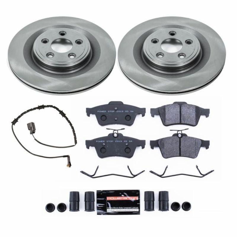 Power Stop 10-15 Jaguar XF Rear Track Day SPEC Brake Kit Brake Kits - Performance Blank PowerStop