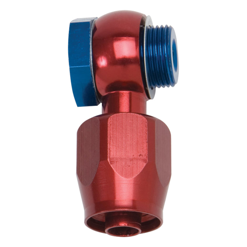 Russell Performance -6 AN Carb Banjo Adapter Fitting (Red/Blue) Bolts Russell