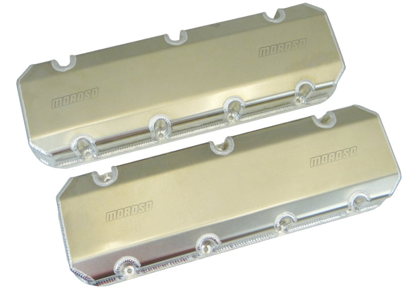 Moroso Brodix SR20/Dart Pro1 Valve Cover - 3in - Exhaust & Intake Pockets - Aluminum - Pair Valve Covers Moroso