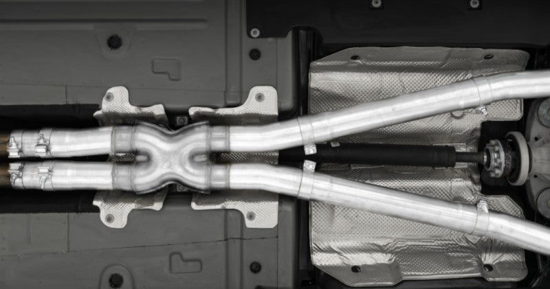 MBRP 15-Up Challenger 5.7 / 17-Up 6.2L/6.4L 3in Race Series Cat-Back w/ Quad Tips T304 Exhaust Catback MBRP