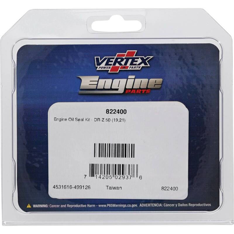 Vertex Gaskets 19-22 Suzuki DR-Z50 Oil Seal Kit Engine Hardware Vertex Pistons