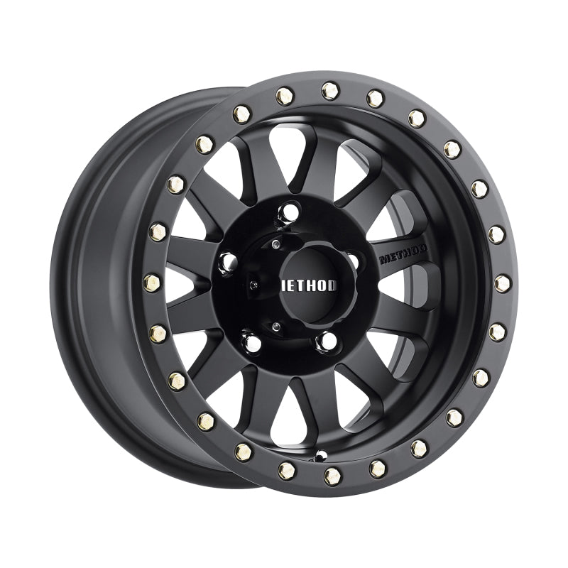 Method MR304 Double Standard 15x8 -24mm Offset 5x4.5 83mm CB Matte Black Wheel Wheels - Cast Method Wheels